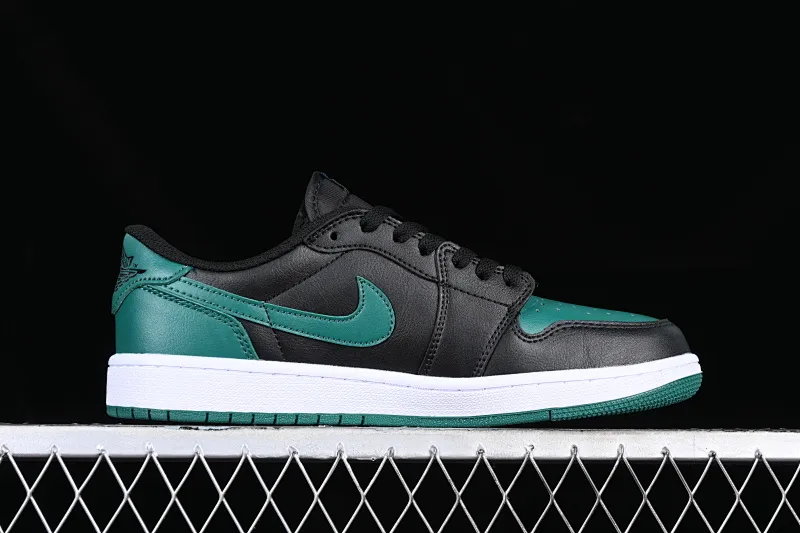 All categories Air Jordan Jordan series basketball shoes Air Jordan 1 Low Z version Air Jordan 1 Low AJ1 Joe 1 black and green color low-top cultural casual sneakers CZ0775-036